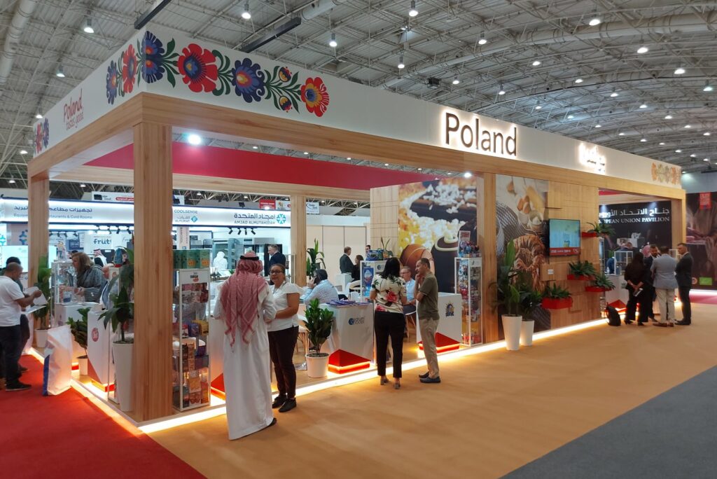 Polskie stoisko narodowe na targach FOODEX SAUDI 2024