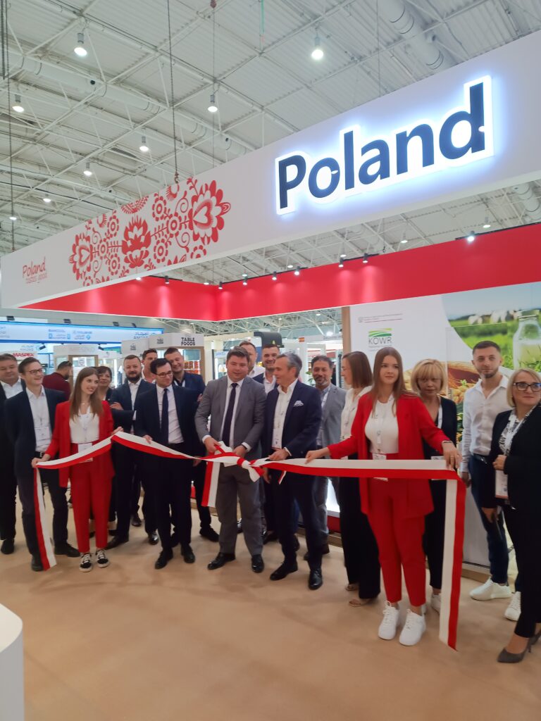 Polish national stand at the Foodex Saudi 2024 fair in Ryiadh