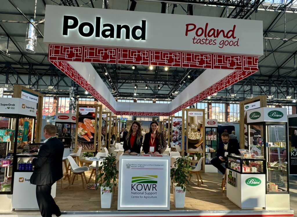 Polskie stoisko narodowe na targach FoodService & Hospitality Expo 2024 w Bukareszcie