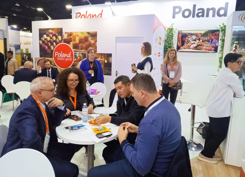 Polskie stoisko narodowe na targach Food Expo Qazaqstan 2024